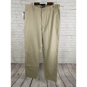 NWT Blue Generation Tan Concealed Expandable Waist Classic Chino Pants (34x36.5)
